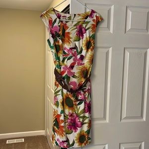 Floral print dress